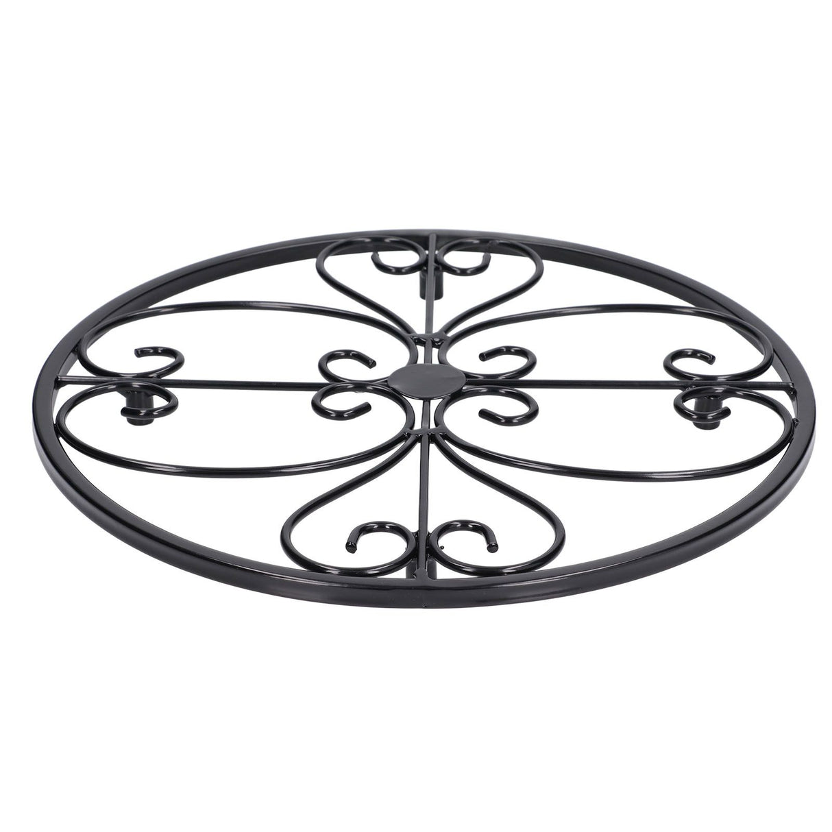 Flower Stand Elegant Style Unique Standable Design Durable Stable Easy Movable Plant Shelf for Garden Home