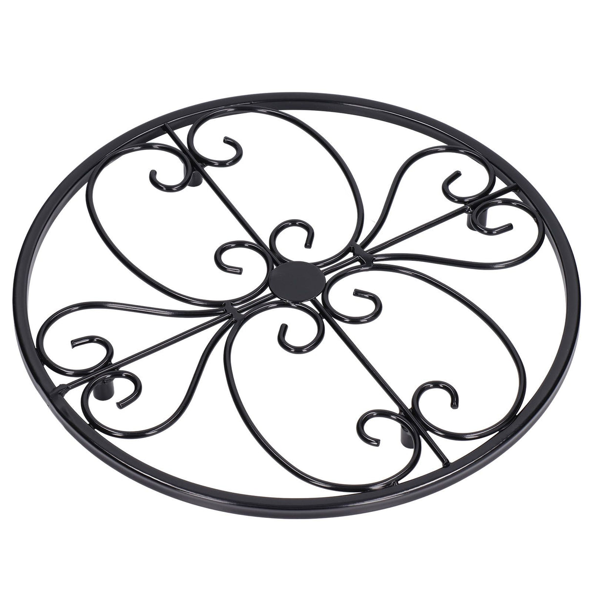 Flower Stand Elegant Style Unique Standable Design Durable Stable Easy Movable Plant Shelf for Garden Home