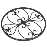 Flower Stand Elegant Style Unique Standable Design Durable Stable Easy Movable Plant Shelf for Garden Home