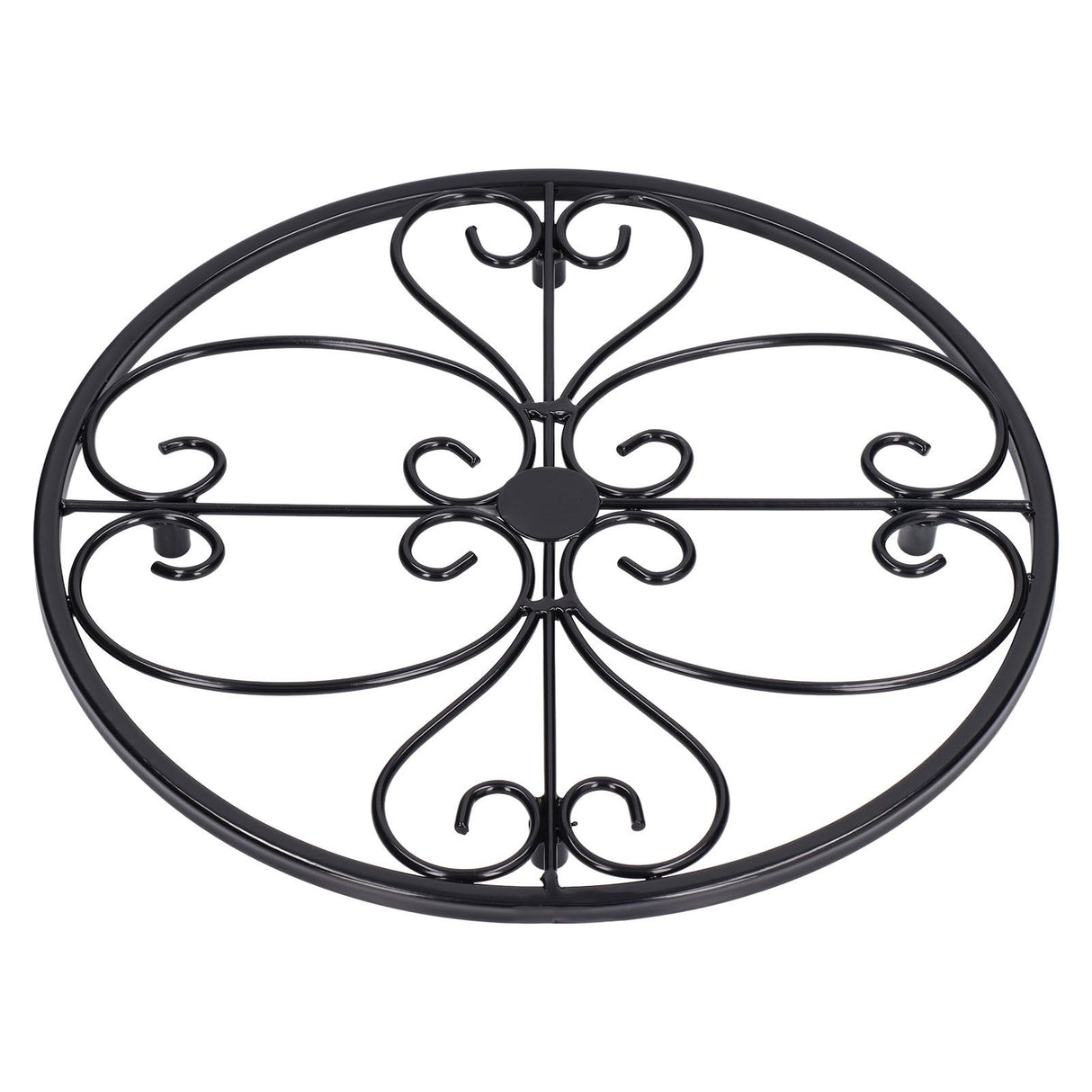 Flower Stand Elegant Style Unique Standable Design Durable Stable Easy Movable Plant Shelf for Garden Home