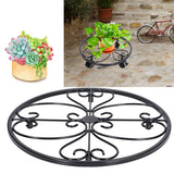 Flower Stand Elegant Style Unique Standable Design Durable Stable Easy Movable Plant Shelf for Garden Home