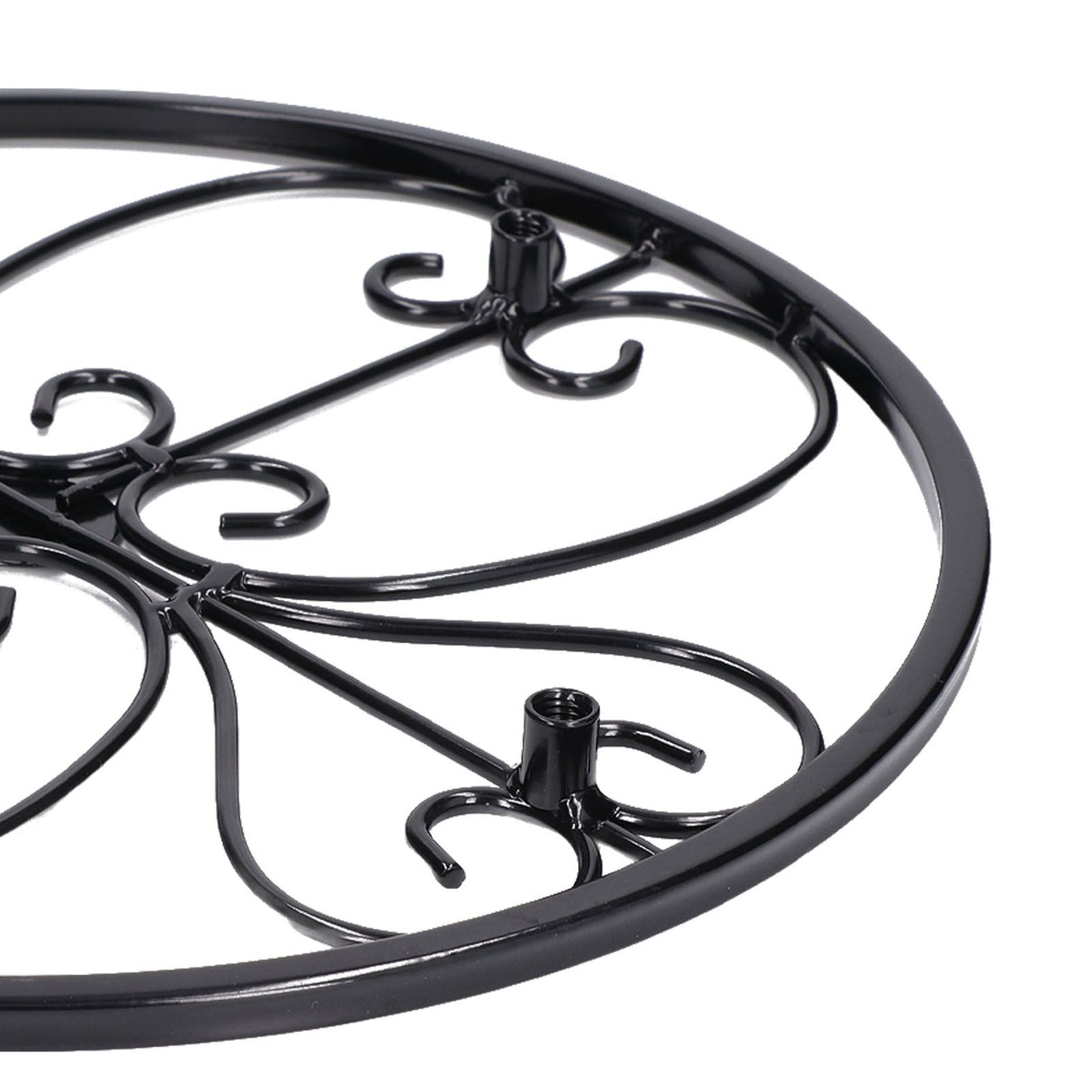Flower Stand Elegant Style Unique Standable Design Durable Stable Easy Movable Plant Shelf for Garden Home