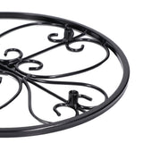 Flower Stand Elegant Style Unique Standable Design Durable Stable Easy Movable Plant Shelf for Garden Home