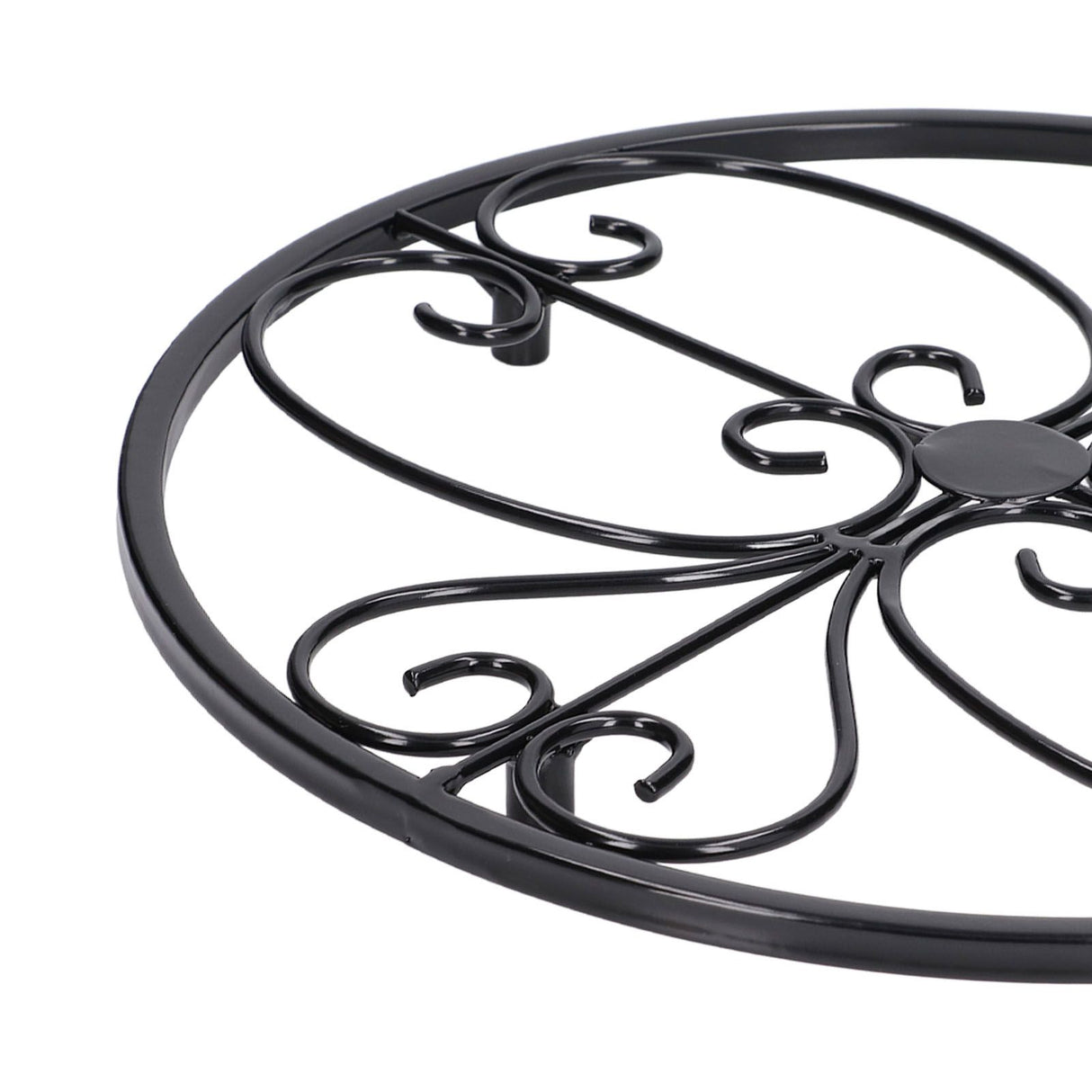 Flower Stand Elegant Style Unique Standable Design Durable Stable Easy Movable Plant Shelf for Garden Home