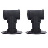 2Pack Wall Mounted Wine Bottle Rack Wine Hanging Holder Water Pipe Design with Mounting Screw for Storage
