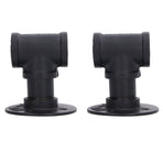 2Pack Wall Mounted Wine Bottle Rack Wine Hanging Holder Water Pipe Design with Mounting Screw for Storage