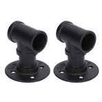 2Pack Wall Mounted Wine Bottle Rack Wine Hanging Holder Water Pipe Design with Mounting Screw for Storage