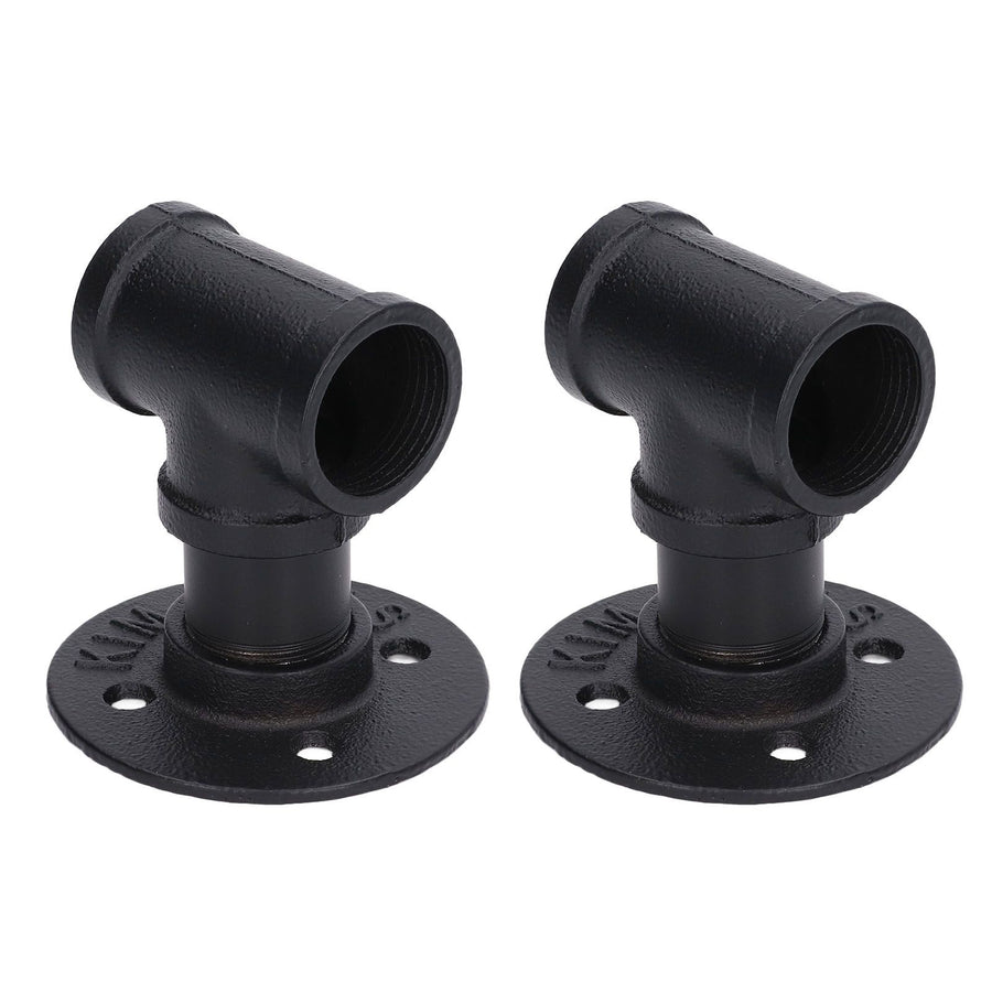 2Pack Wall Mounted Wine Bottle Rack Wine Hanging Holder Water Pipe Design with Mounting Screw for Storage