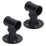 2Pack Wall Mounted Wine Bottle Rack Wine Hanging Holder Water Pipe Design with Mounting Screw for Storage