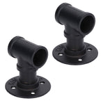 2Pack Wall Mounted Wine Bottle Rack Wine Hanging Holder Water Pipe Design with Mounting Screw for Storage