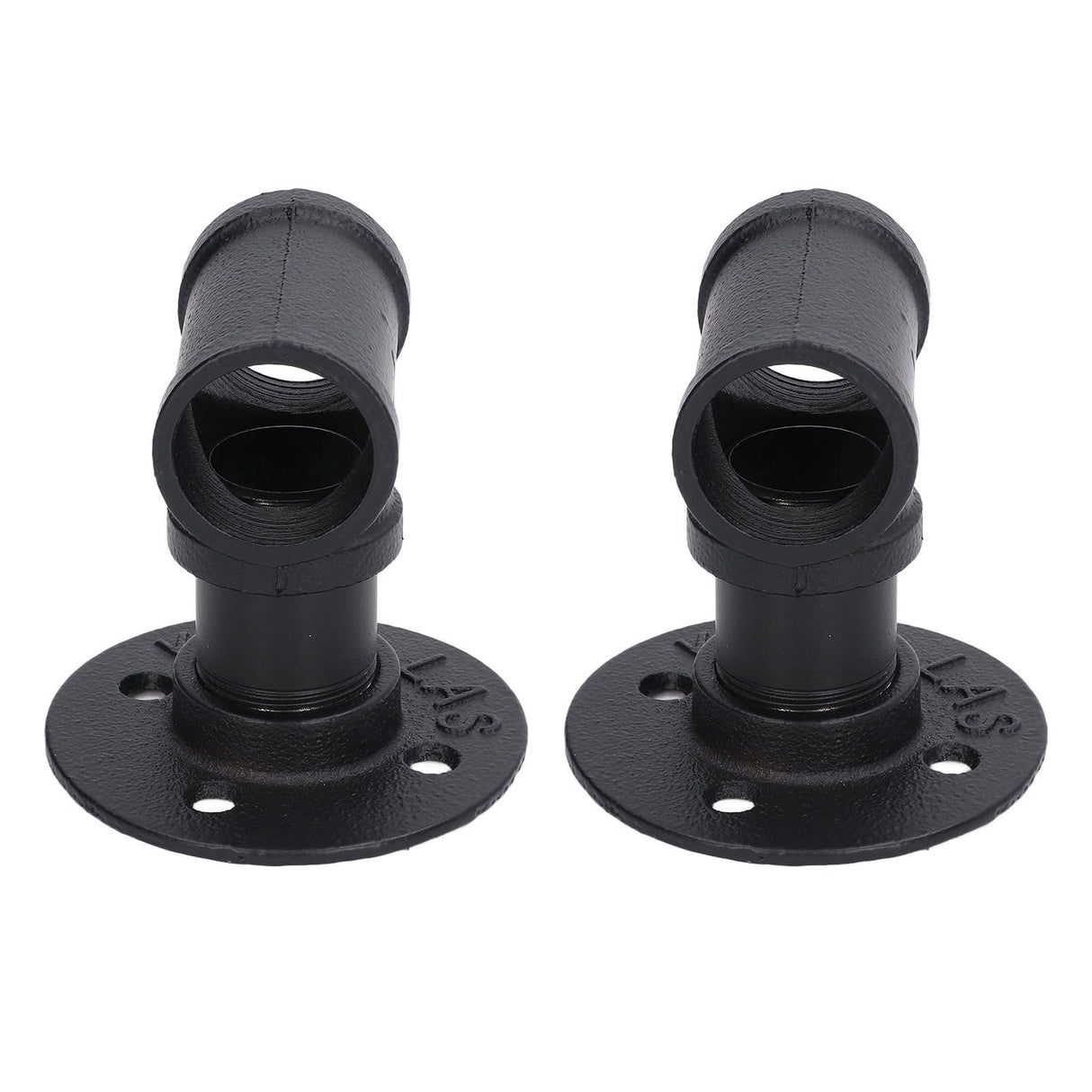 2Pack Wall Mounted Wine Bottle Rack Wine Hanging Holder Water Pipe Design with Mounting Screw for Storage