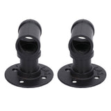 2Pack Wall Mounted Wine Bottle Rack Wine Hanging Holder Water Pipe Design with Mounting Screw for Storage