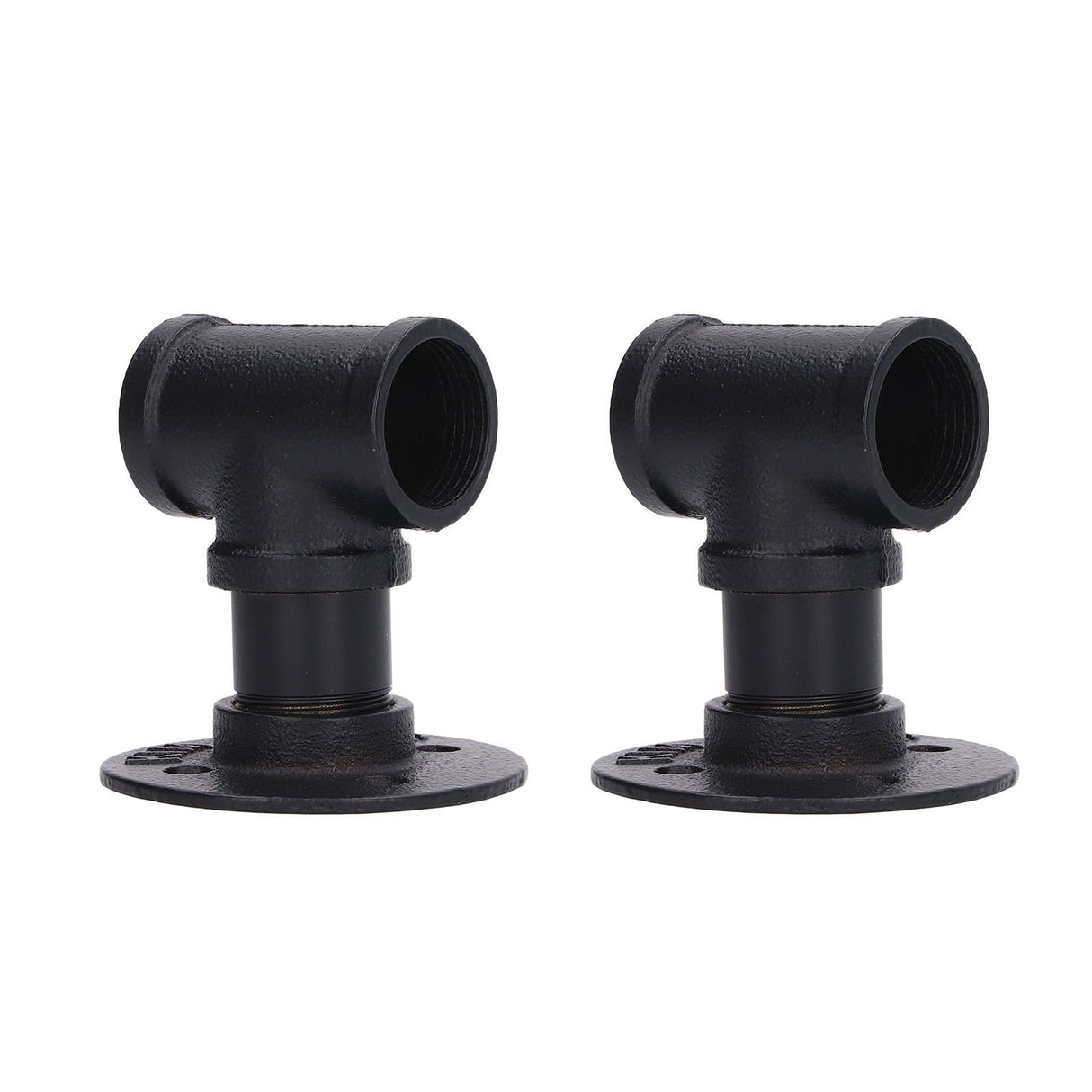 2Pack Wall Mounted Wine Bottle Rack Wine Hanging Holder Water Pipe Design with Mounting Screw for Storage
