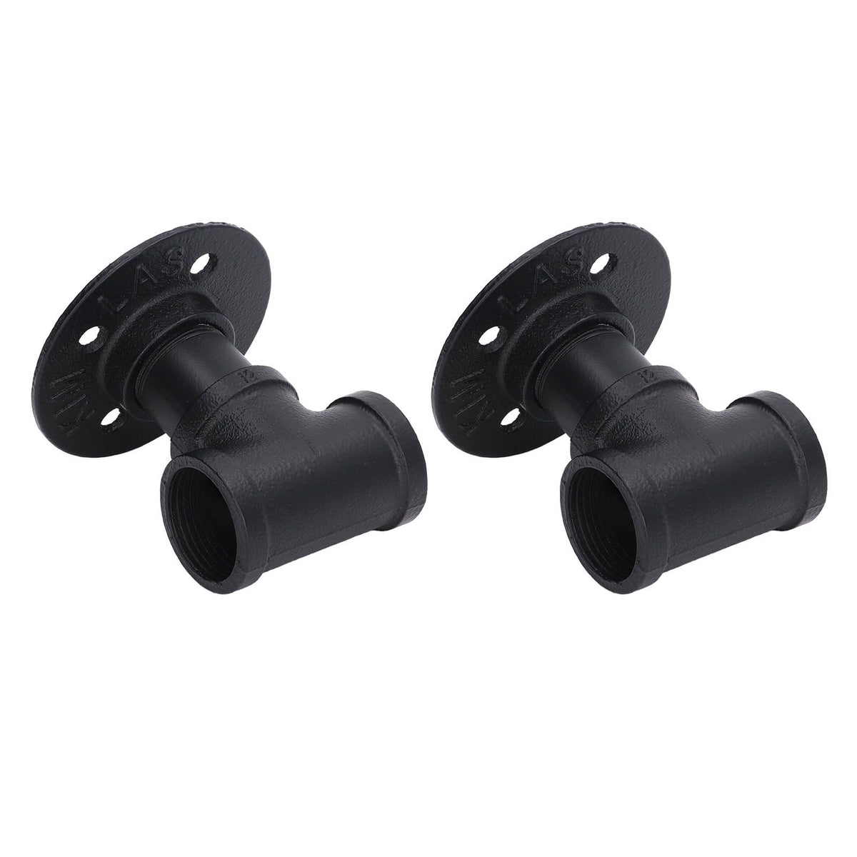 2Pack Wall Mounted Wine Bottle Rack Wine Hanging Holder Water Pipe Design with Mounting Screw for Storage