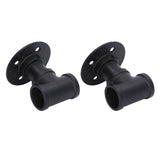 2Pack Wall Mounted Wine Bottle Rack Wine Hanging Holder Water Pipe Design with Mounting Screw for Storage