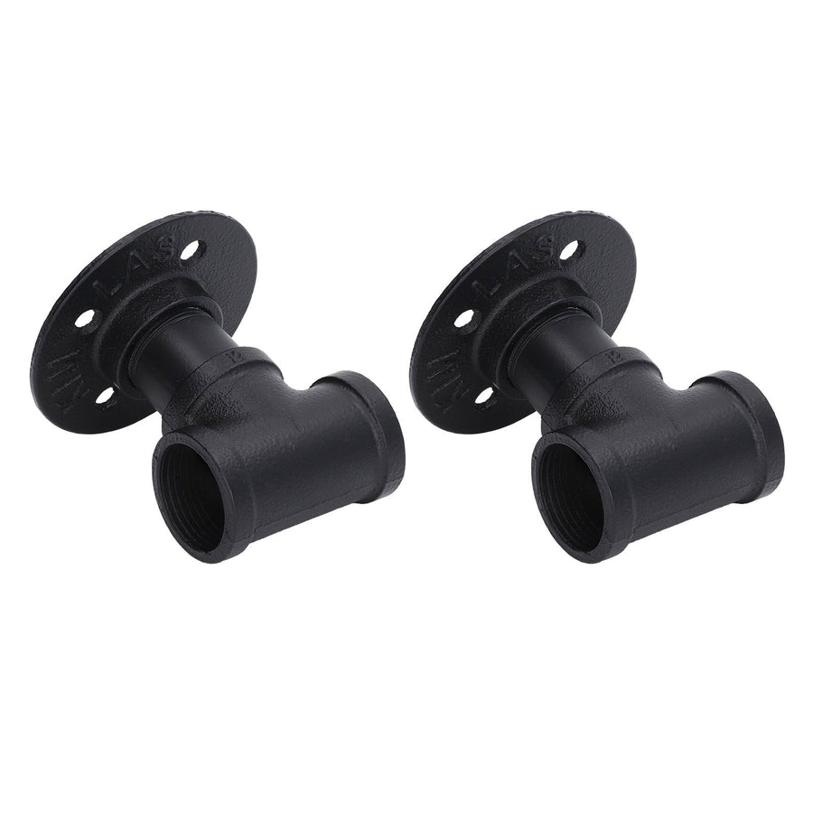 2Pack Wall Mounted Wine Bottle Rack Wine Hanging Holder Water Pipe Design with Mounting Screw for Storage