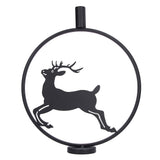 Deer Candle Holder Black European Style Tealight Holder Wall Decoration for Wedding Party
