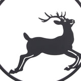 Deer Candle Holder Black European Style Tealight Holder Wall Decoration for Wedding Party