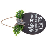 Rustic Welcome Wreath Sign Lovely Farmhouse Front Porch Decoration for Home Decoration