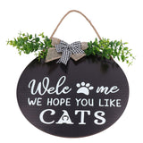 Rustic Welcome Wreath Sign Lovely Farmhouse Front Porch Decoration for Home Decoration