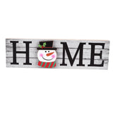 Wooden Country Home Decoration Welcome Sign Wall Decoration 10 Interchangeable Icons Letter Decoration Crafts - Low Angle