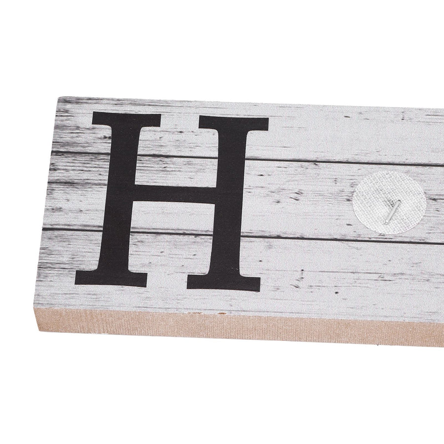 Wooden Country Home Decoration Welcome Sign Wall Decoration 10 Interchangeable Icons Letter Decoration Crafts