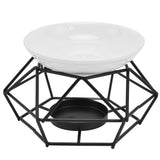 Essential Oil Burners Simple Stylish Design Beautiful Practical Easy to Clean Aromatherapy Metal Candle Holder for Home
