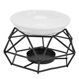 Essential Oil Burners Simple Stylish Design Beautiful Practical Easy to Clean Aromatherapy Metal Candle Holder for Home - Extra Image