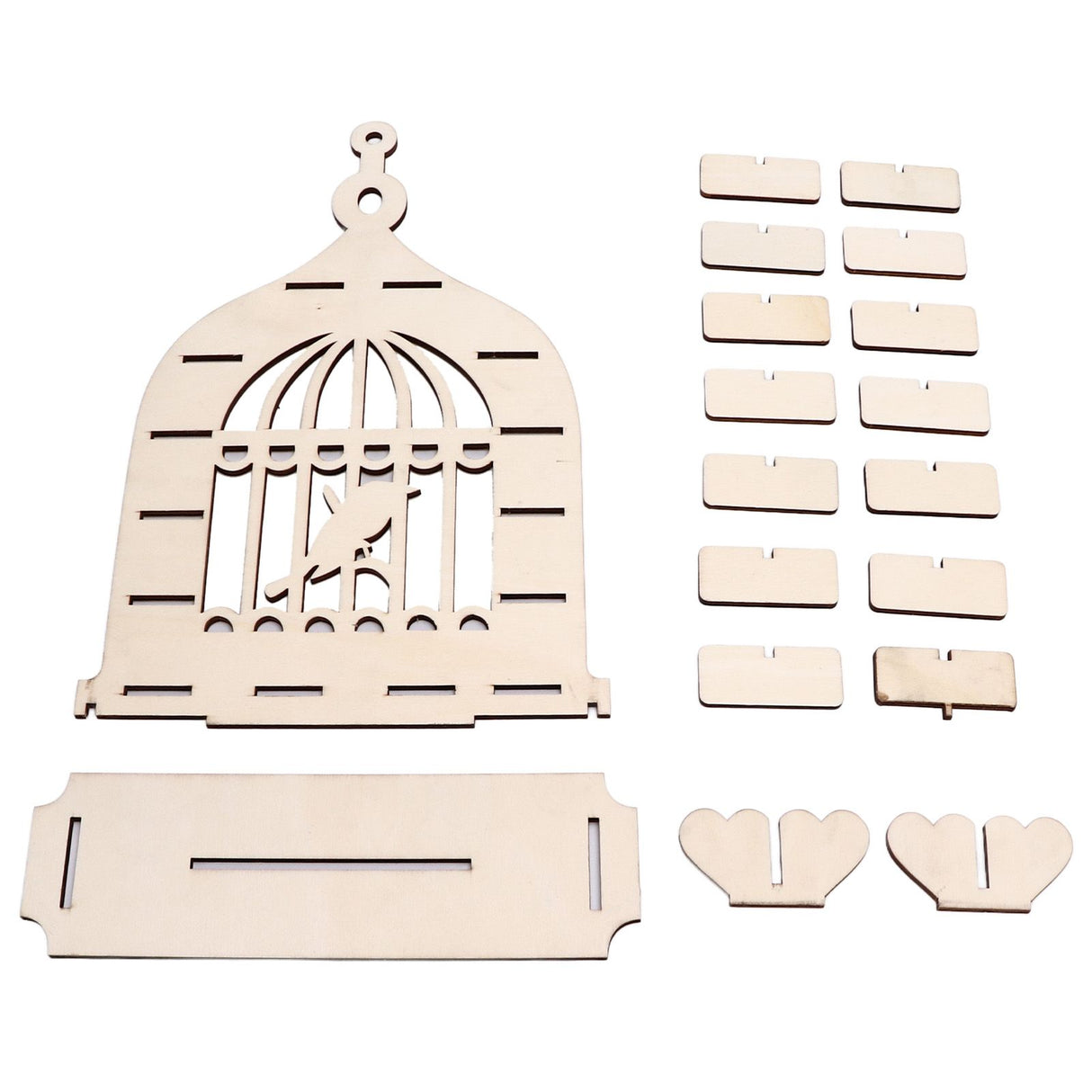Wooden Chocolate Display Stand Bird Cage Style Dessert Display Shelves Decoration for Wedding Party Decoration