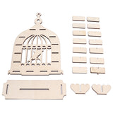 Wooden Chocolate Display Stand Bird Cage Style Dessert Display Shelves Decoration for Wedding Party Decoration - Front View