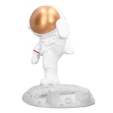 Mobile Phone Holder Astronaut Shape Exquisite Beautiful Environmentally Friendly Bracket OrnamentGolden Astronaut Kick