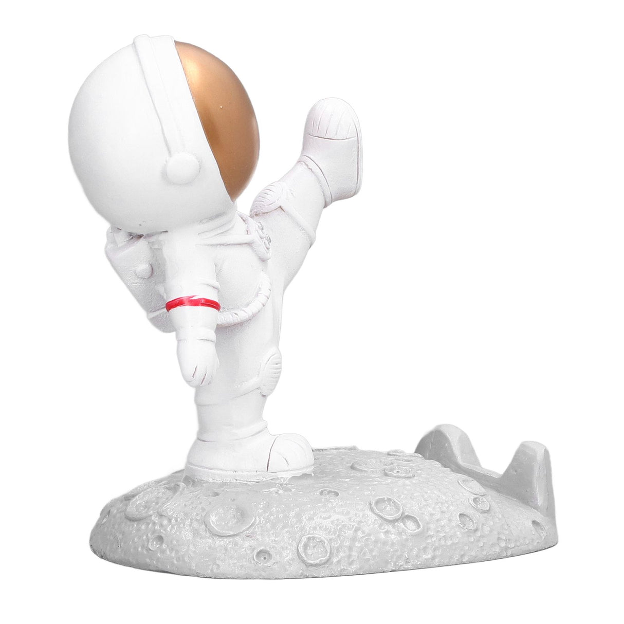 Mobile Phone Holder Astronaut Shape Exquisite Beautiful Environmentally Friendly Bracket OrnamentGolden Astronaut Kick