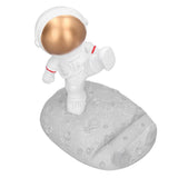 Mobile Phone Holder Astronaut Shape Exquisite Beautiful Environmentally Friendly Bracket OrnamentGolden Astronaut Kick - Rear View