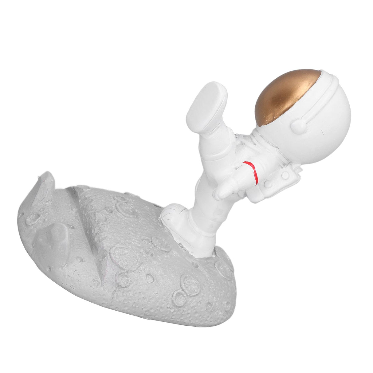 Mobile Phone Holder Astronaut Shape Exquisite Beautiful Environmentally Friendly Bracket OrnamentGolden Astronaut Kick