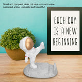 Mobile Phone Holder Astronaut Shape Exquisite Beautiful Environmentally Friendly Bracket OrnamentGolden Astronaut Kick