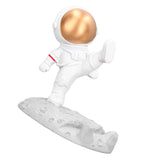 Mobile Phone Holder Astronaut Shape Exquisite Beautiful Environmentally Friendly Bracket OrnamentGolden Astronaut Kick - Extra Image