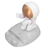 Mobile Phone Holder Astronaut Shape Exquisite Beautiful Environmentally Friendly Bracket OrnamentGolden Astronaut Push - Side View