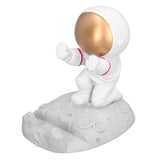 Mobile Phone Holder Astronaut Shape Exquisite Beautiful Environmentally Friendly Bracket OrnamentGolden Astronaut Push