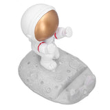 Mobile Phone Holder Astronaut Shape Exquisite Beautiful Environmentally Friendly Bracket OrnamentGolden Astronaut Push - Close-Up Angle