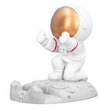 Mobile Phone Holder Astronaut Shape Exquisite Beautiful Environmentally Friendly Bracket OrnamentGolden Astronaut Push