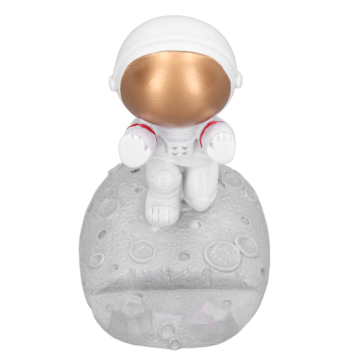 Mobile Phone Holder Astronaut Shape Exquisite Beautiful Environmentally Friendly Bracket OrnamentGolden Astronaut Push