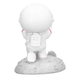 Mobile Phone Holder Astronaut Shape Exquisite Beautiful Environmentally Friendly Bracket OrnamentGolden Astronaut Push