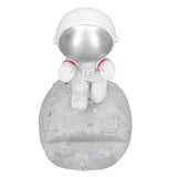 Mobile Phone Holder Astronaut Shape Exquisite Beautiful Environmentally Friendly Bracket OrnamentSilver Astronaut Push