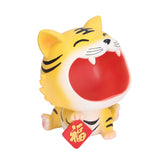 Resin Animal Storage Decoration Big Mouth Animal Statue Key Holder for Living Room Bedroom OfficeLucky Tiger
