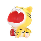 Resin Animal Storage Decoration Big Mouth Animal Statue Key Holder for Living Room Bedroom OfficeLucky Tiger - Extra Image
