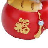 Tiger Ornament Premium Resin Cute Exquisite Bright Colors Durable Wide Application Tiger ToyBlessing Tiger