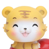 Tiger Ornament Premium Resin Cute Exquisite Bright Colors Durable Wide Application Tiger ToyBlessing Tiger - Extra Image