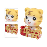Tiger Ornament Premium Resin Cute Exquisite Bright Colors Durable Wide Application Tiger ToyPeace Tiger - Extra Image