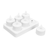 Candle Light Warm White Light LED Tea Light for Wedding Party Table Dining Room 100‑240VAU Plug