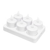 Candle Light Warm White Light LED Tea Light for Wedding Party Table Dining Room 100‑240VAU Plug